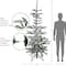 7.5ft Unlit Real Touch™️ Flocked Nordmann Fir Artificial Christmas Tree